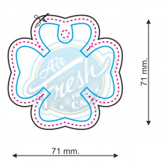 Lufterfrischer Form Nr. 042 Klee